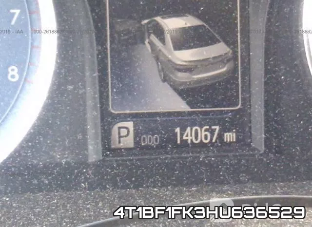 4T1BF1FK3HU636529 фото 8