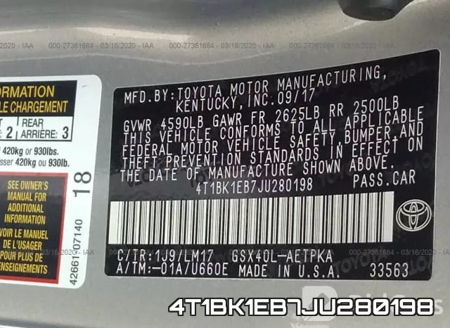 4T1BK1EB7JU280198 фото 10