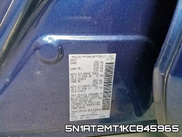 5N1AT2MT1KC845965 фото 2