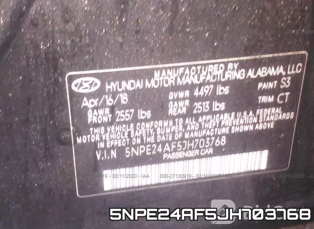 5NPE24AF5JH703768 фото 10
