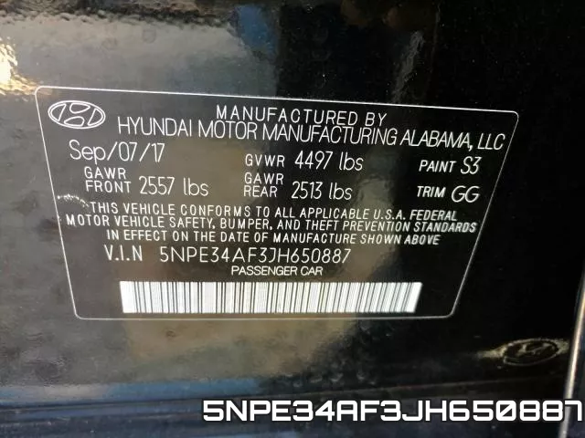 5NPE34AF3JH650887 фото 2