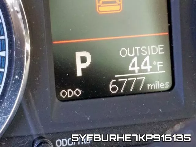 5YFBURHE7KP916135 фото 9