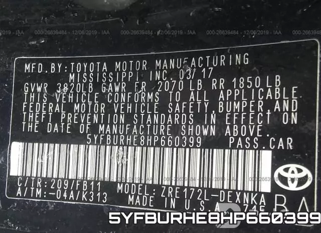 5YFBURHE8HP660399 фото 10