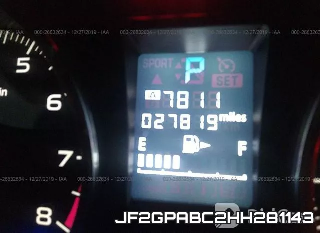 JF2GPABC2HH281143 фото 8