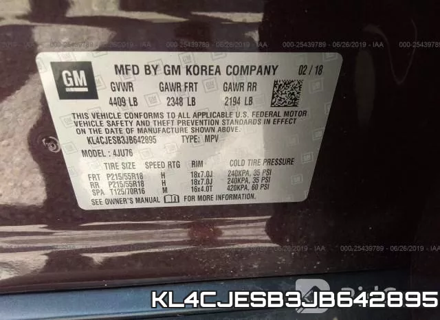 KL4CJESB3JB642895 фото 10