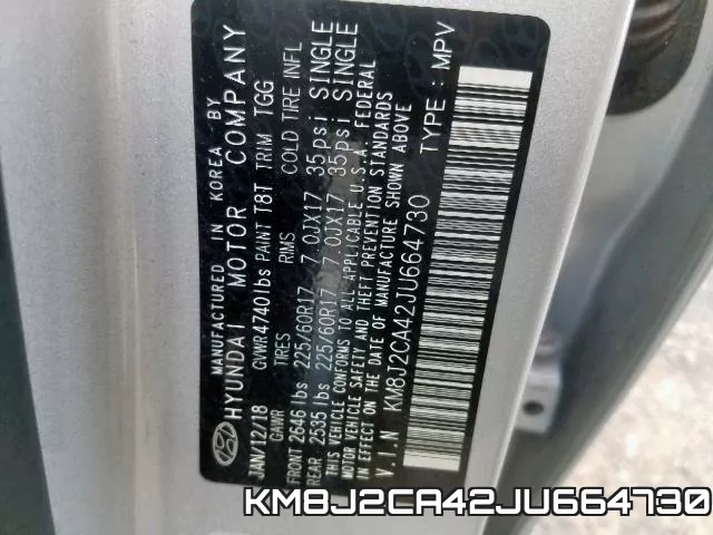KM8J2CA42JU664730 фото 2