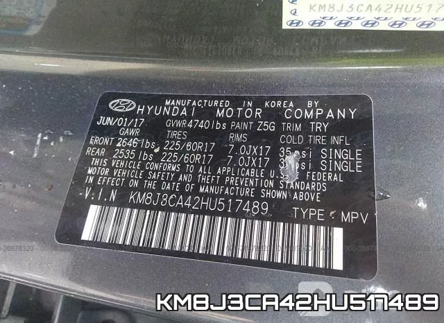 KM8J3CA42HU517489 фото 10