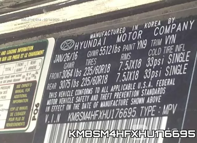 KM8SM4HFXHU176695 фото 10