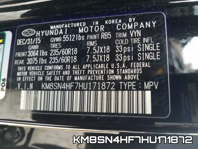 KM8SN4HF7HU171872 фото 2