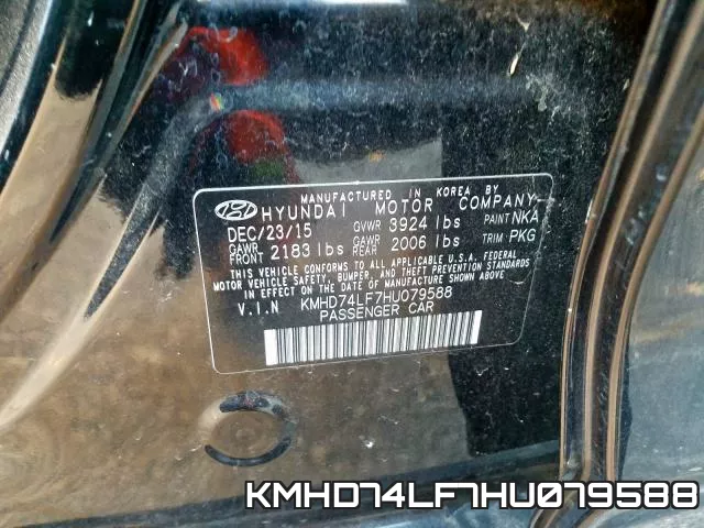 KMHD74LF7HU079588 фото 2