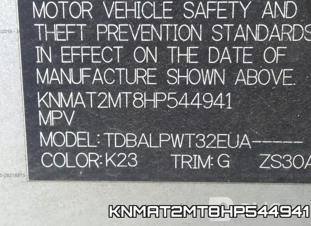 KNMAT2MT8HP544941 фото 10