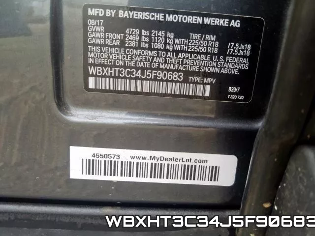 WBXHT3C34J5F90683 фото 2