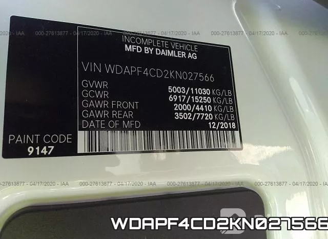 WDAPF4CD2KN027566 фото 10