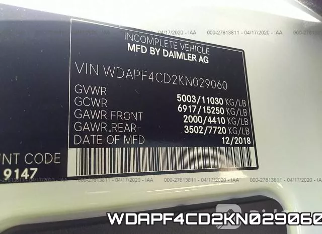 WDAPF4CD2KN029060 фото 10
