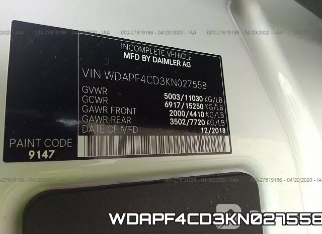 WDAPF4CD3KN027558 фото 10