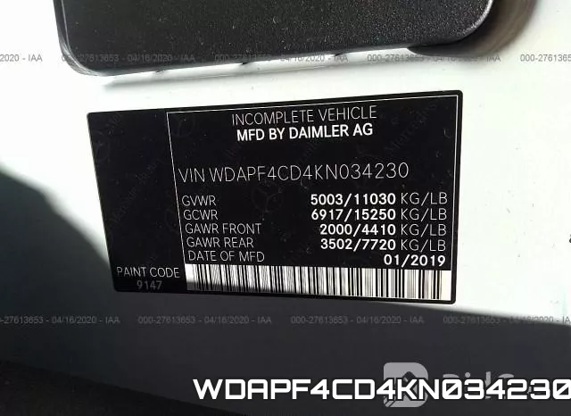 WDAPF4CD4KN034230 фото 10