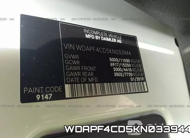 WDAPF4CD5KN033944 фото 10