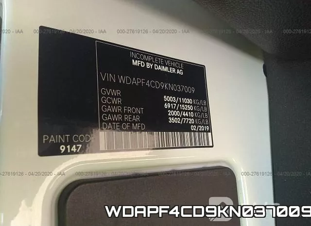 WDAPF4CD9KN037009 фото 10