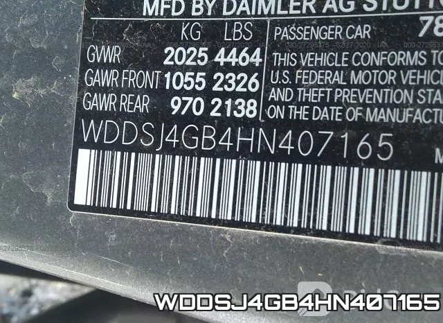 WDDSJ4GB4HN407165 фото 10