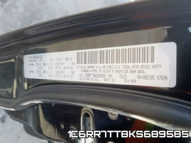 1C6RR7TT8KS689585 фото 2