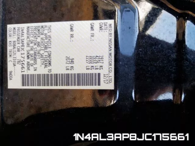 1N4AL3AP8JC175661 фото 2