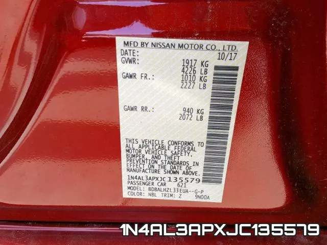 1N4AL3APXJC135579 фото 2