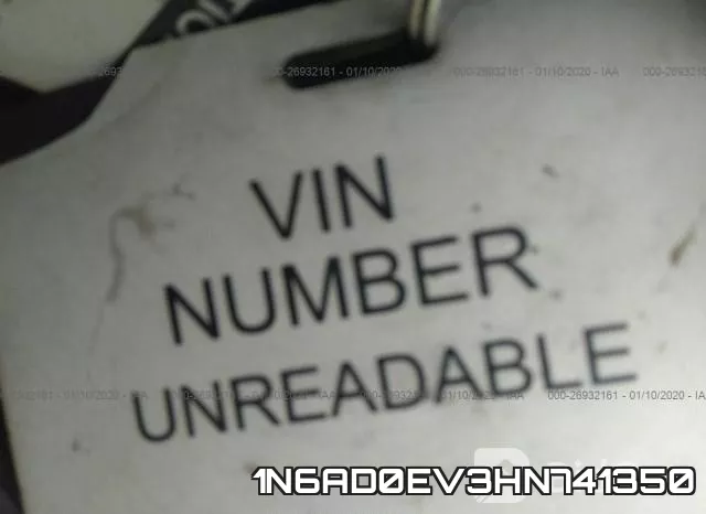 1N6AD0EV3HN741350 фото 10
