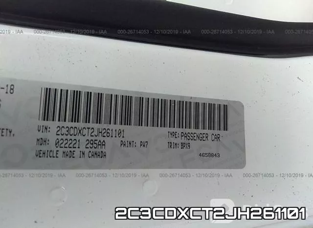 2C3CDXCT2JH261101 фото 10