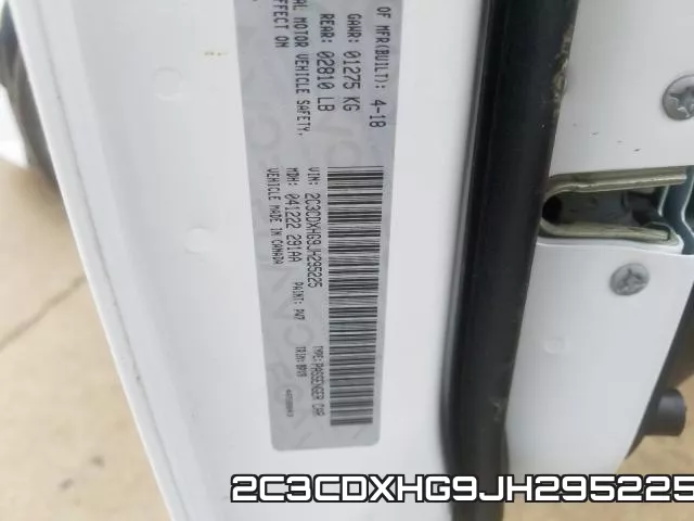 2C3CDXHG9JH295225 фото 2