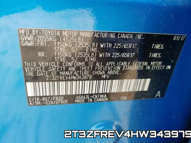 2T3ZFREV4HW343979 фото 2