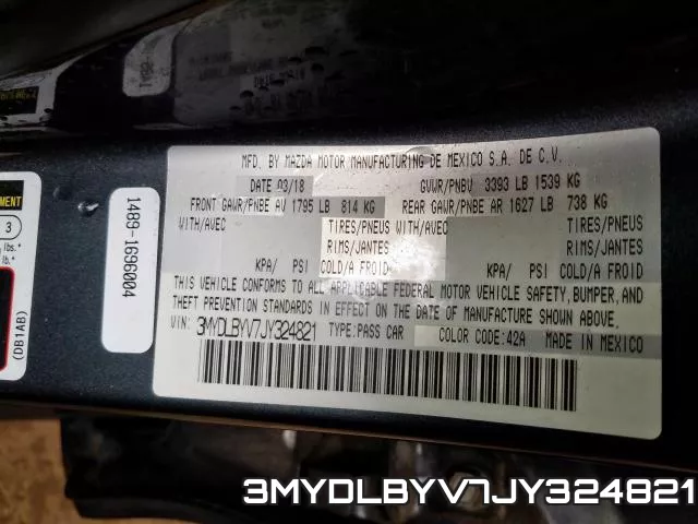 3MYDLBYV7JY324821 фото 2