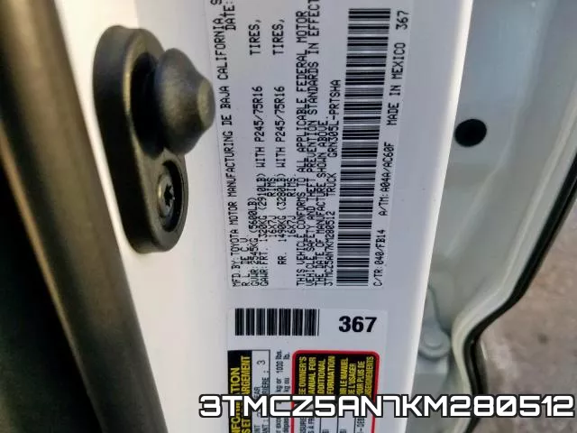 3TMCZ5AN7KM280512 фото 2