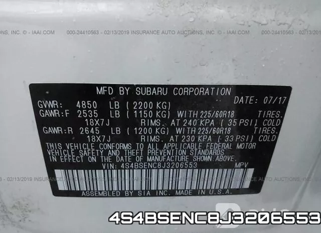 4S4BSENC8J3206553 фото 10