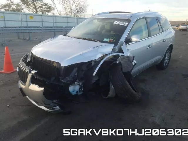 5GAKVBKD7HJ206302 фото 3