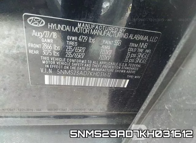 5NMS23AD7KH031612 фото 10