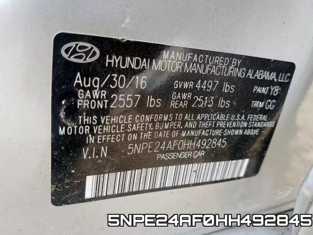 5NPE24AF0HH492845 фото 2