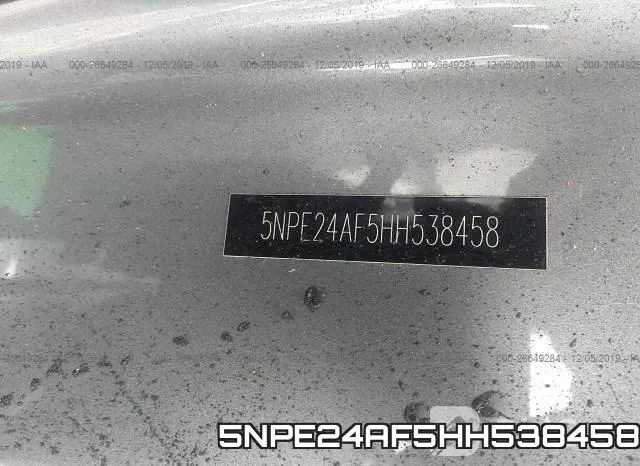 5NPE24AF5HH538458 фото 10
