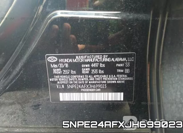 5NPE24AFXJH699023 фото 10