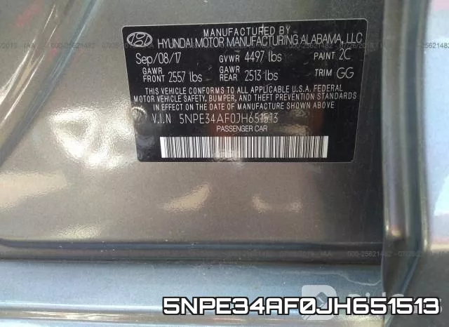 5NPE34AF0JH651513 фото 10