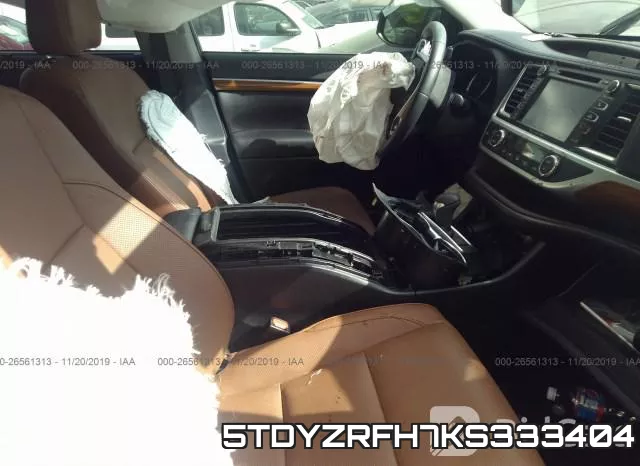 5TDYZRFH7KS333404 фото 5