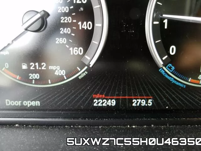 5UXWZ7C55H0U46350 фото 9