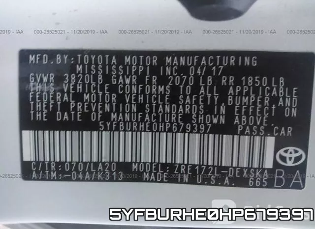 5YFBURHE0HP679397 фото 10