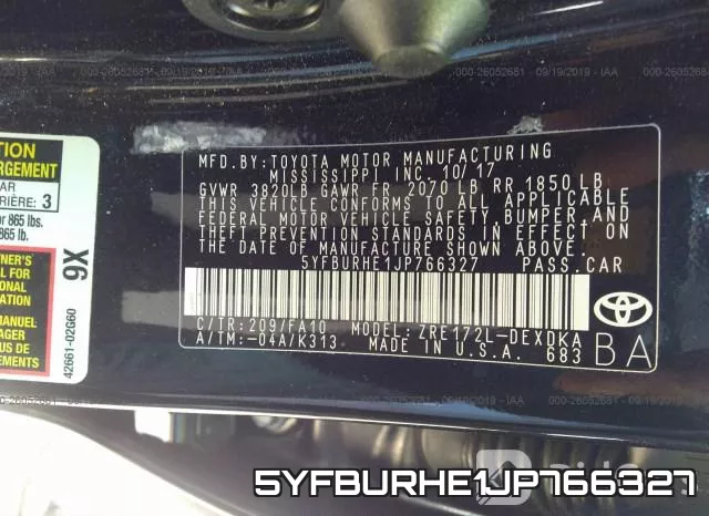 5YFBURHE1JP766327 фото 10