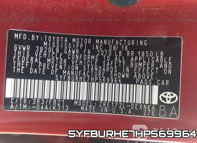 5YFBURHE7HP569964 фото 10
