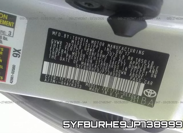 5YFBURHE9JP738999 фото 10