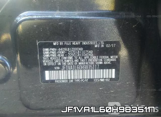 JF1VA1L60H9835117 фото 10