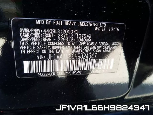 JF1VA1L66H9824347 фото 2