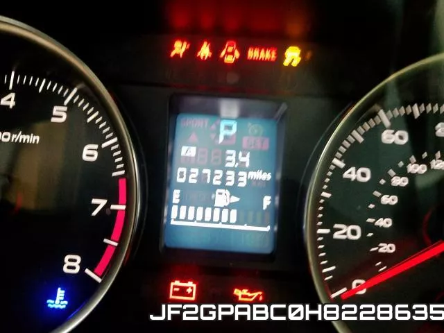 JF2GPABC0H8228635 фото 9