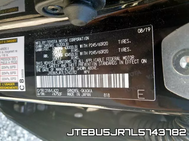 JTEBU5JR7L5743782 фото 2
