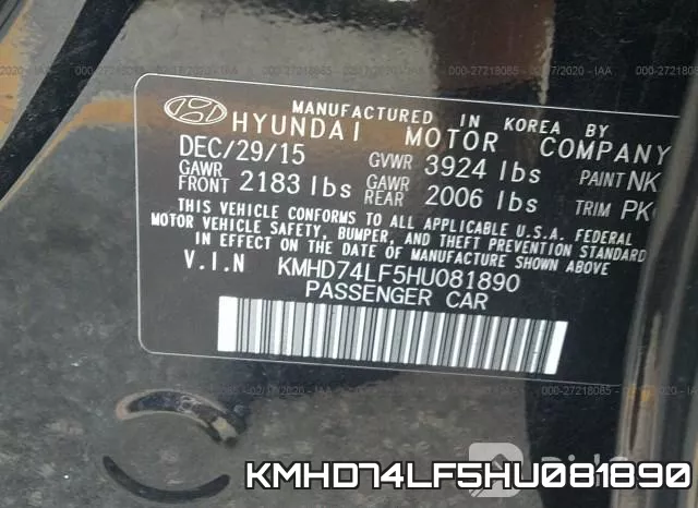 KMHD74LF5HU081890 фото 10